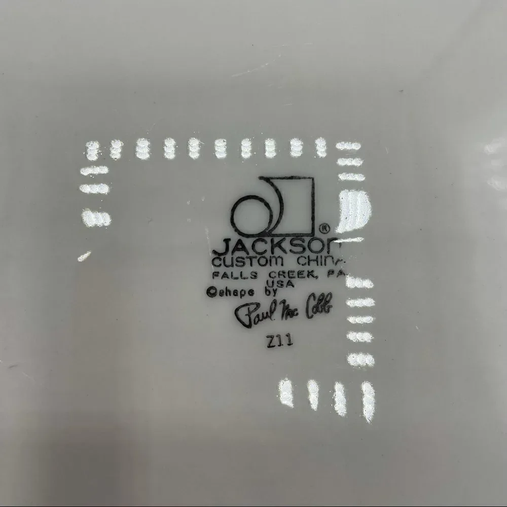 Vintage Jackson McCobb Restaurantware Oval Serving Plate